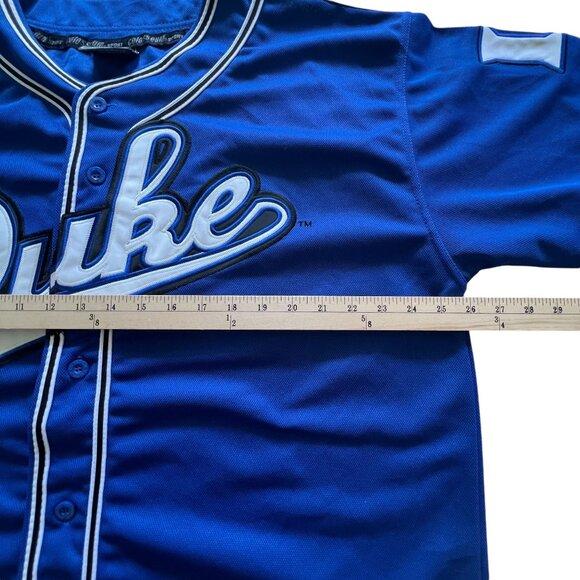 Vintage Colosseum Duke Blue Devils Baseball Jersey 2XL NCAA Retro EUC - Picture 12 of 14